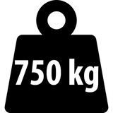 Metāla noliktavas plaukts Humberg HR-811, 150 x 75 x 30 cm, melns – produkta galerijas skats, 6. pozīcija