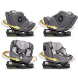 Nukido Prestige Line auto sēdeklis, pelēks, 0–36 kg, ISOFIX – produkta galerijas skats, 6. pozīcija