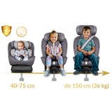 Nukido Prestige Line auto sēdeklis, pelēks, 0–36 kg, ISOFIX – produkta galerijas skats, 12. pozīcija