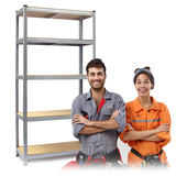 Metāla noliktavas plaukts Humberg HR-810 150 x 75 x 30 cm – produkta galerijas skats, 8. pozīcija
