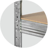 Metāla noliktavas plaukts Humberg HR-810 150 x 75 x 30 cm – produkta galerijas skats, 3. pozīcija