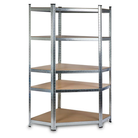 Stūra metāla plaukts Humberg HR-817 180x90x40 cm