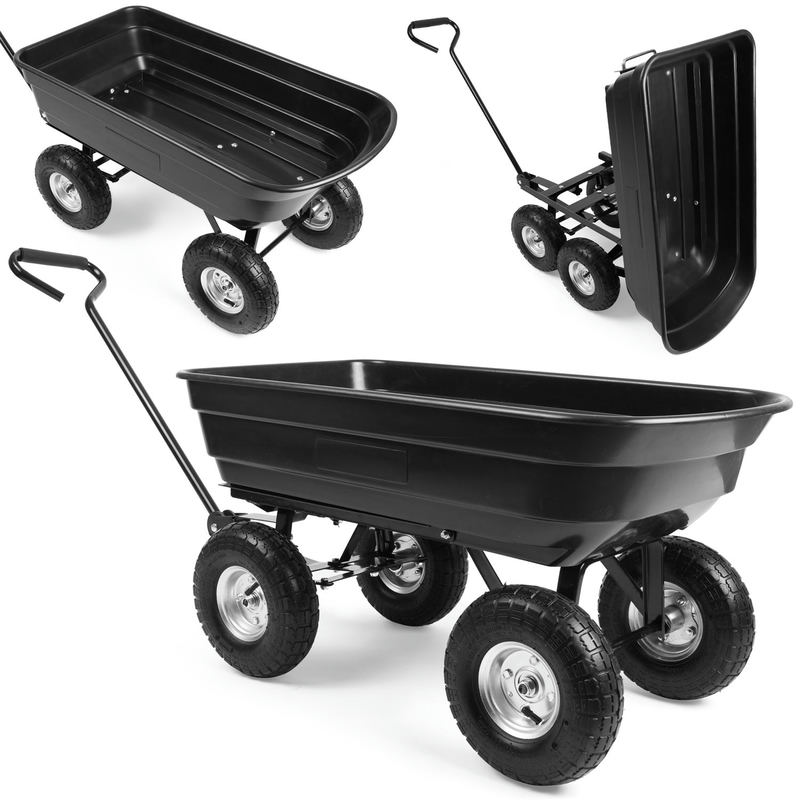 Humberg 4871 dārza rati, izgāžami, 75 L – produkta kopskats