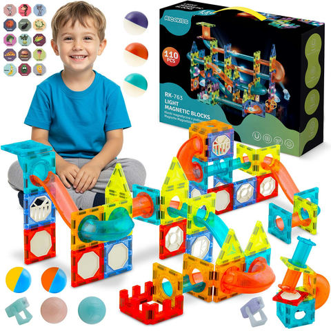 Magnētiskie konstruktoru klucīši Ricokids RK-763, 110 gab.
