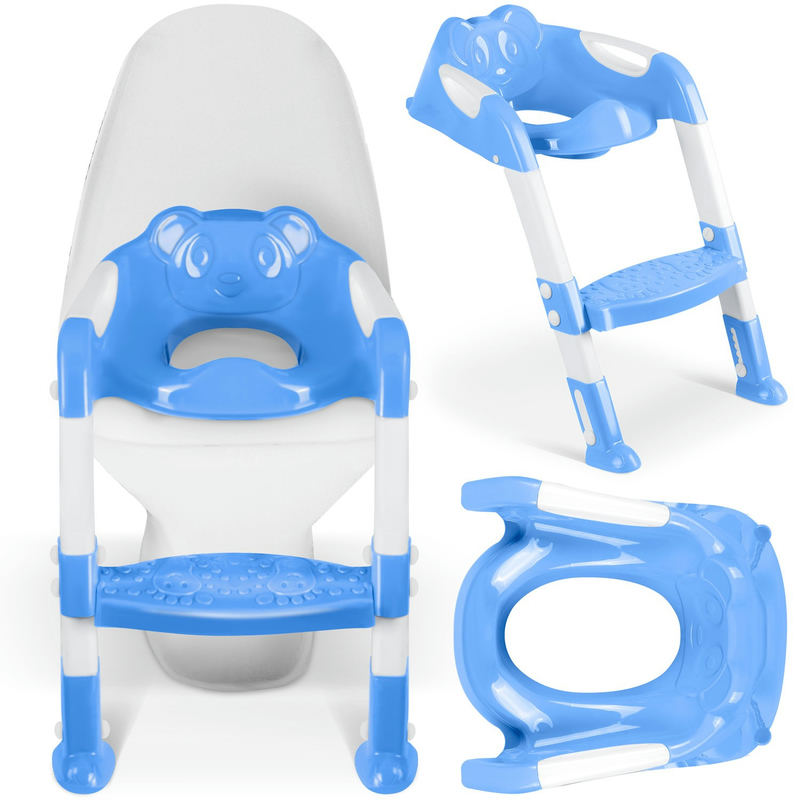 Sēdekļa uzliktne ar kāpnītēm Ricokids Koala 729100, zila – produkta kopskats