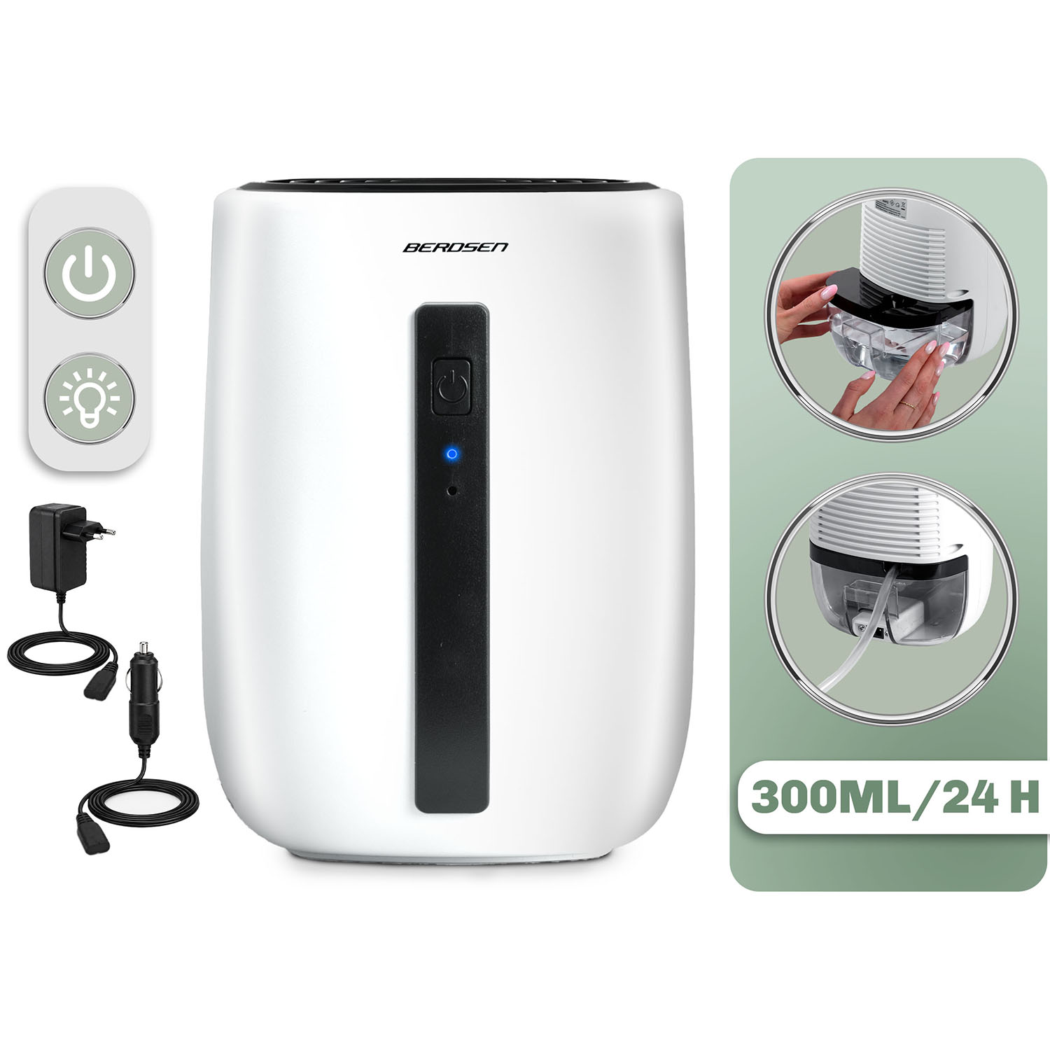 Gaisa sausinātājs Berdsen BD-855, 800 ml – produkta galerijas skats, 2. pozīcija