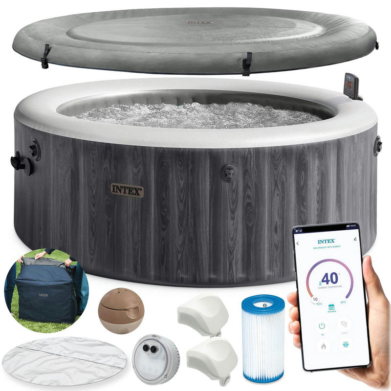 Dmuchane SPA z hydromasażem 4 osobowe INTEX 28440NP