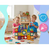Klocki magnetyczne edukacyjne konstrukcyjne 71 szt RK-782 Ricokids