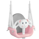 Ricokids kausveida šūpoles “Miś” 3-in-1, rozā – produkta galerijas skats, 2. pozīcija