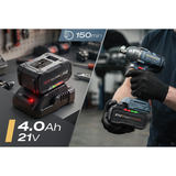Akumulatora triecienatslēga Humberg HM-440 21 V 350 Nm – produkta galerijas skats, 6. pozīcija