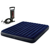 Materac dmuchany 203x183x25 cm z pompką tłokową INTEX 64755