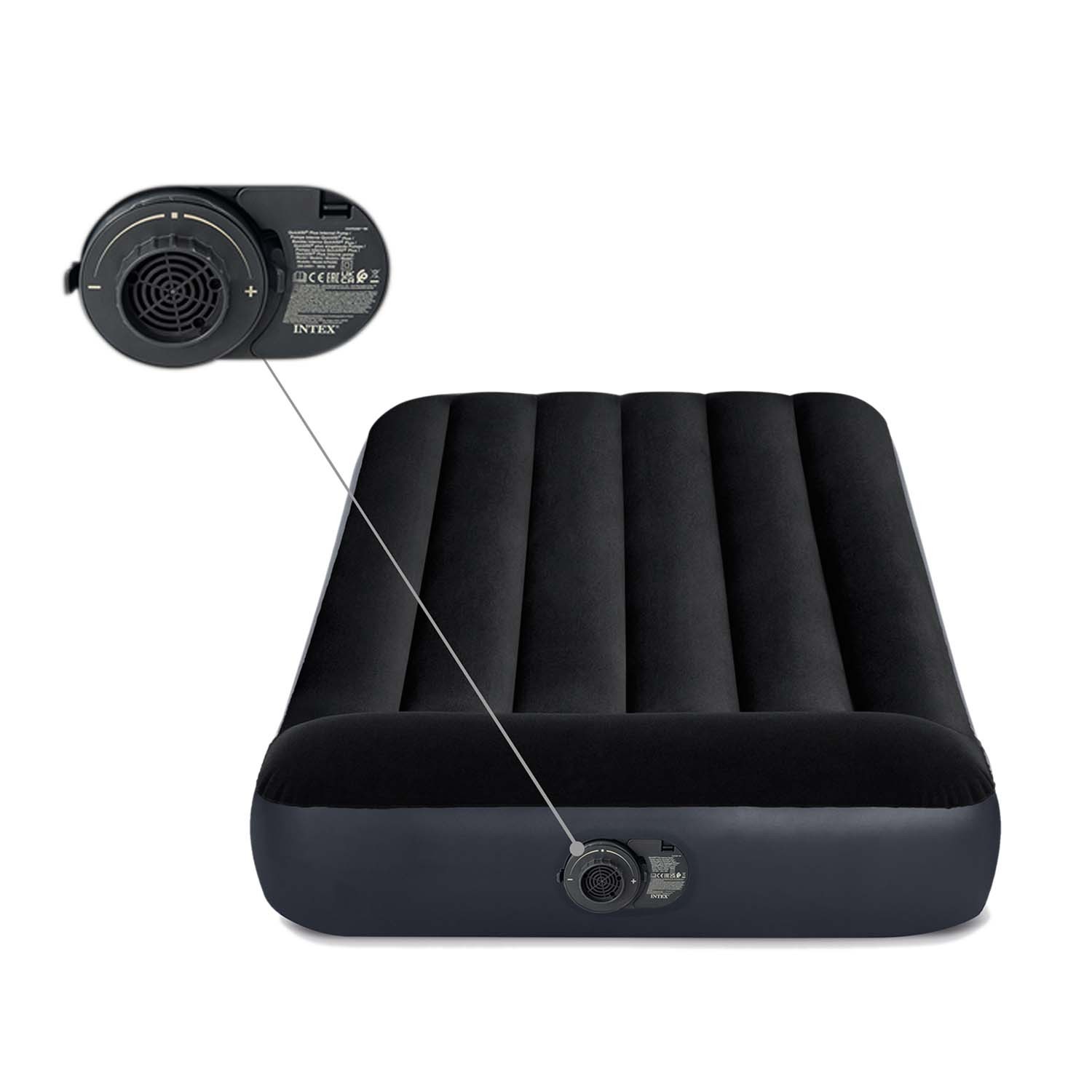 Piepūšamais matracis INTEX 64146ND 191x99x25 cm ar iebūvētu elektrisko pumpi – produkta galerijas skats, 2. pozīcija