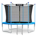 Trampolina ogrodowa 10ft/312cm z siatką wewnętrzną i drabinką Neo-Sport
