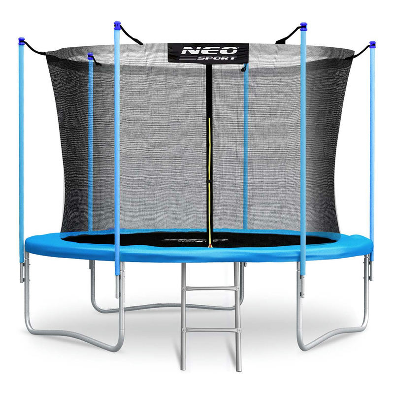 Trampolina ogrodowa 10ft/312cm z siatką wewnętrzną i drabinką Neo-Sport