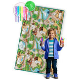 Putu paklājiņš krāsošanai, sarullējams, 200 x 120 x 0,3 cm Ricokids RK-343 – produkta galerijas skats, 5. pozīcija