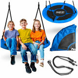 Bērnu šūpoles stārķa ligzda Neo-Sport Swingo 110 cm – produkta kopskats