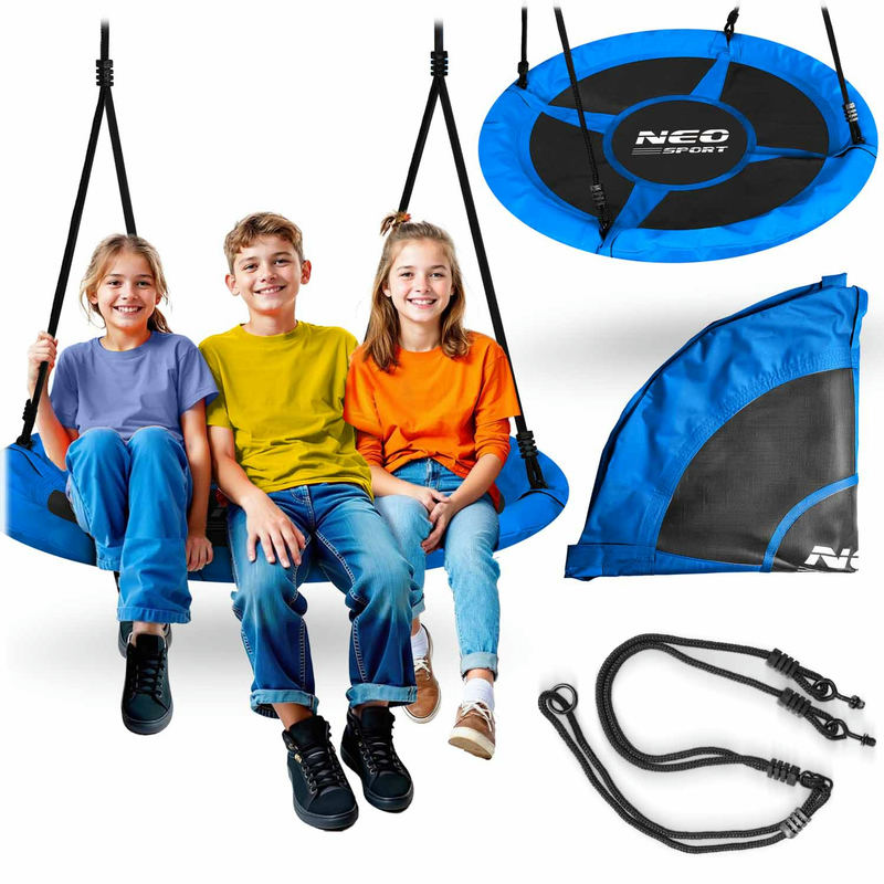 Bērnu šūpoles stārķa ligzda Neo-Sport Swingo 110 cm – produkta kopskats