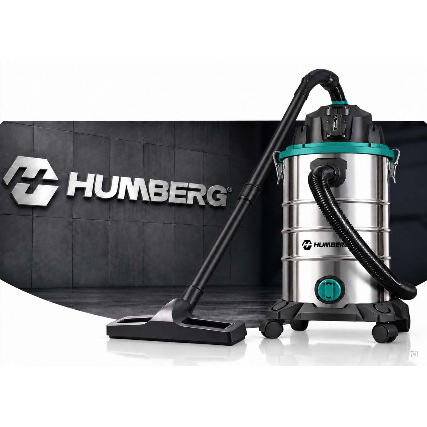 Rūpnieciskais putekļsūcējs 30 l 3600 W bez maisa mitrai un sausai tīrīšanai HM-409 – produkta galerijas skats, 2. pozīcija