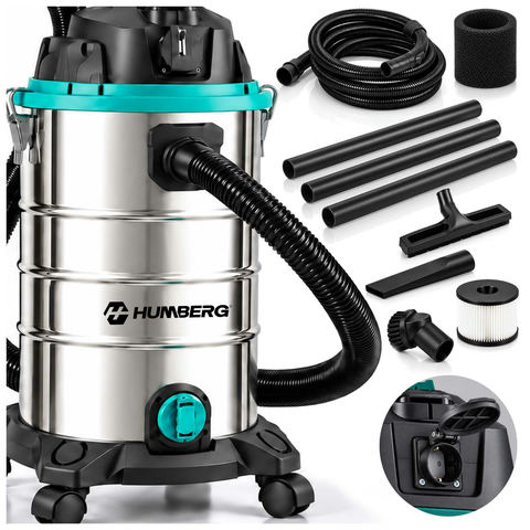 Rūpnieciskais putekļsūcējs 30 l 3600 W bez maisa mitrai un sausai tīrīšanai HM-409