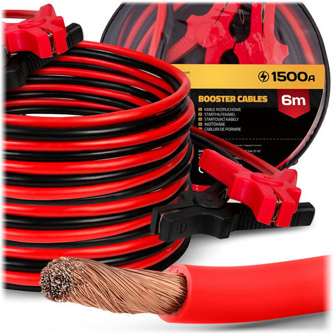 Uzsākšanas kabeļi 6 m 1500 A HM-362 Humberg