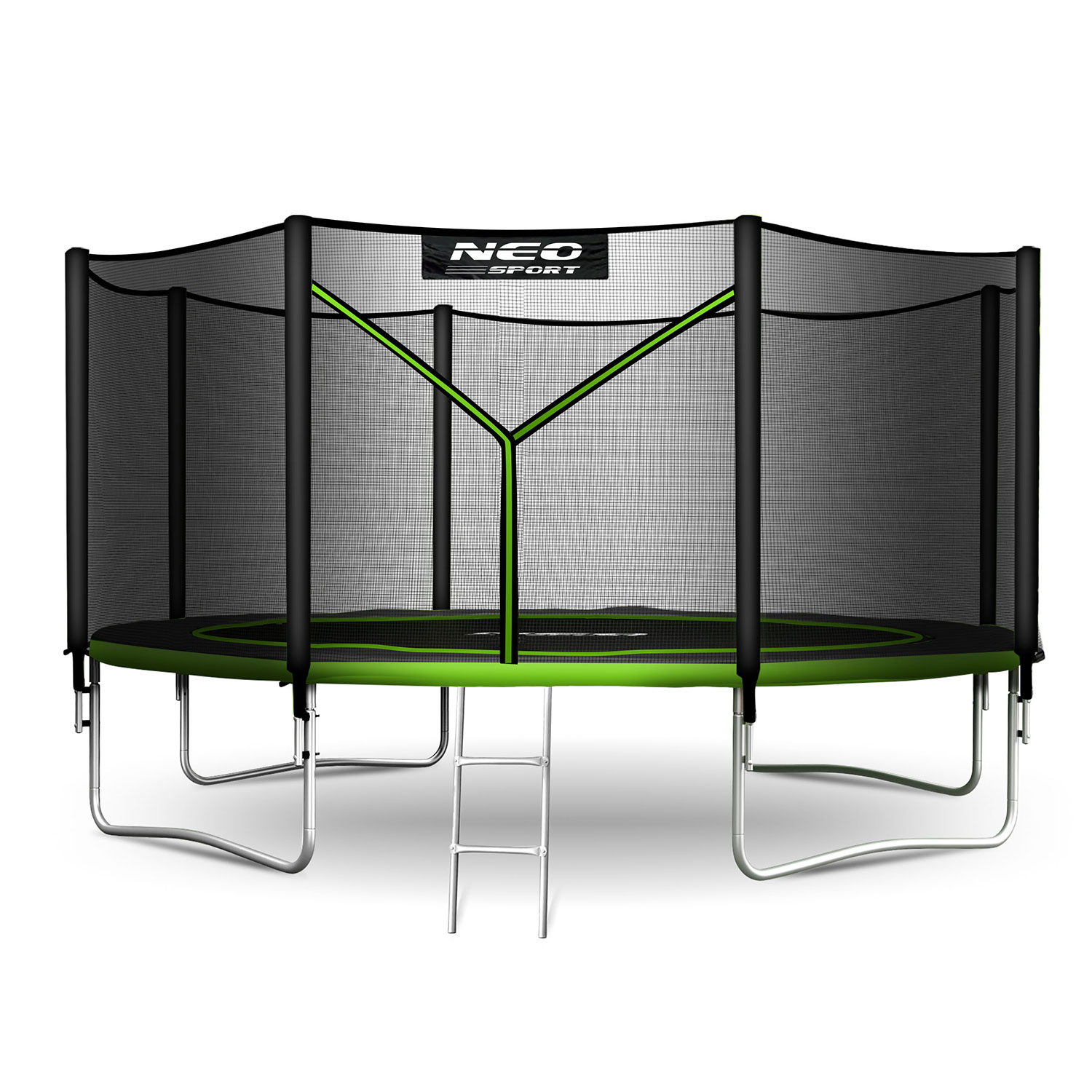 Āra batuts Neo-Sport 404 cm ar tīklu un kāpnēm – produkta galerijas skats, 2. pozīcija
