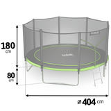 Āra batuts Neo-Sport 404 cm ar tīklu un kāpnēm – produkta galerijas skats, 3. pozīcija