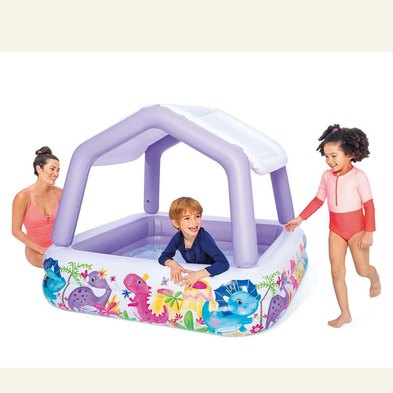 Piepūšamais baseins Akwarium ar jumtiņu 157 x 157 x 122 cm Intex 57470 – produkta kopskats