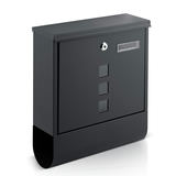 Pastkastīte 34x30,5x10 cm antracīta HM-861 – produkta galerijas skats, 2. pozīcija