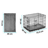 Metāla suņu būris ar guļvietu Pethaus PH-200, 75 x 45 x 54 cm – produkta galerijas skats, 6. pozīcija