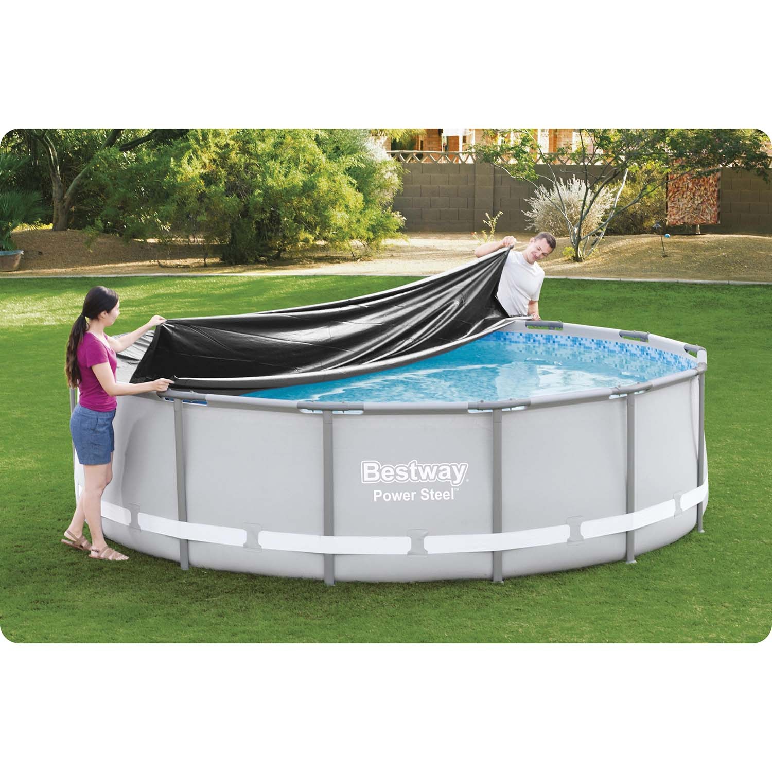 Baseina pārsegs karkasa baseinam 427 cm Bestway 58248 – produkta galerijas skats, 2. pozīcija