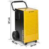 Humberg HM-482 gaisa sausinātājs ar izmēru marķējumu 87 cm, 48 cm un 44 cm