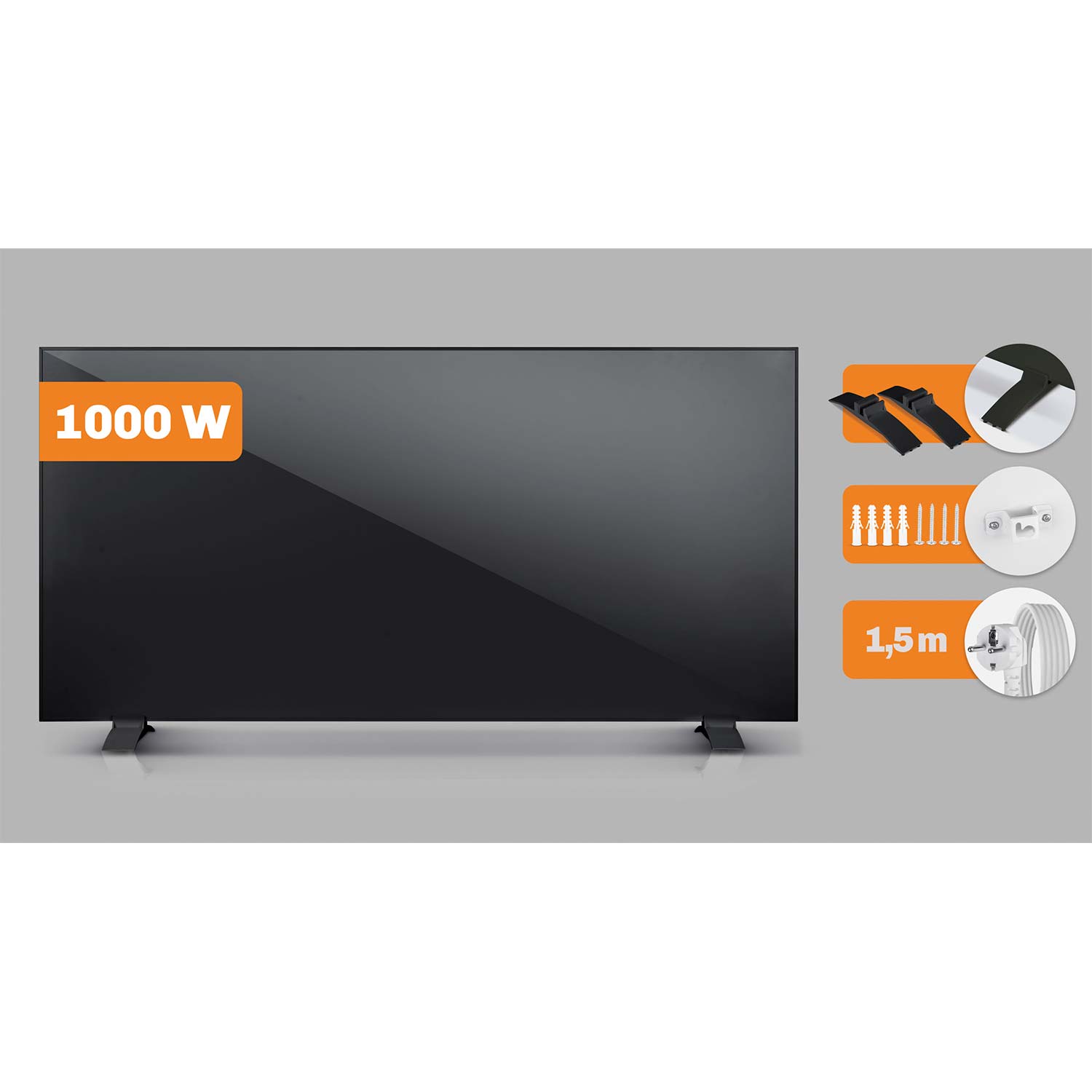 Infrasarkanais sildītājs 1000 W Berdsen BD-991 – produkta galerijas skats, 2. pozīcija