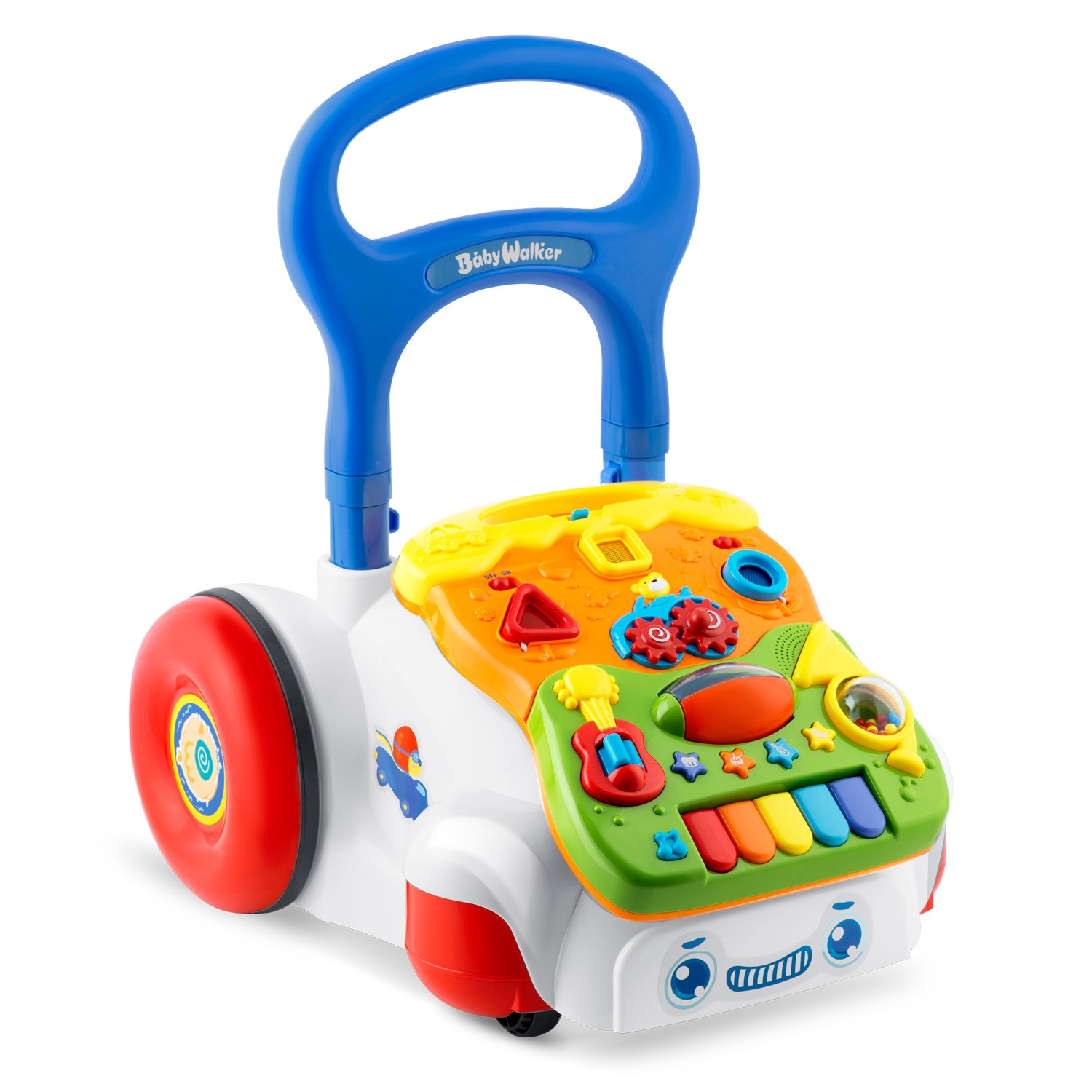 Mācību staigulis ar mūziku 2in1 RK-744 Ricokids, balts – produkta galerijas skats, 2. pozīcija