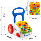 Mācību staigulis ar mūziku 2in1 RK-744 Ricokids, balts – produkta galerijas skats, 10. pozīcija