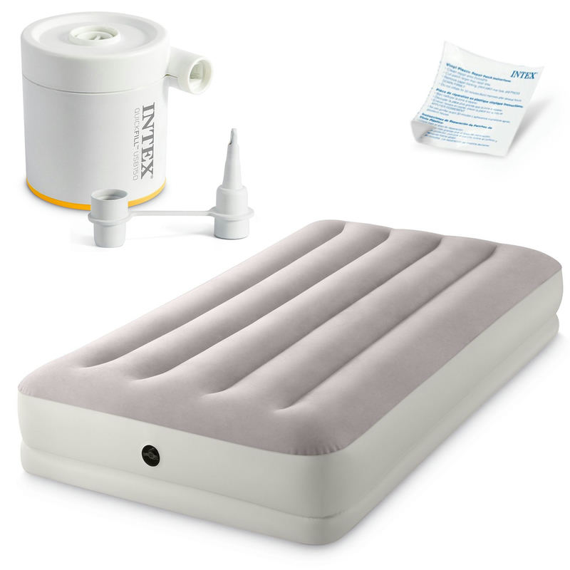 Piepūšamais matracis 191x99x30 cm ar elektrisko pumpi INTEX 64177 – produkta kopskats