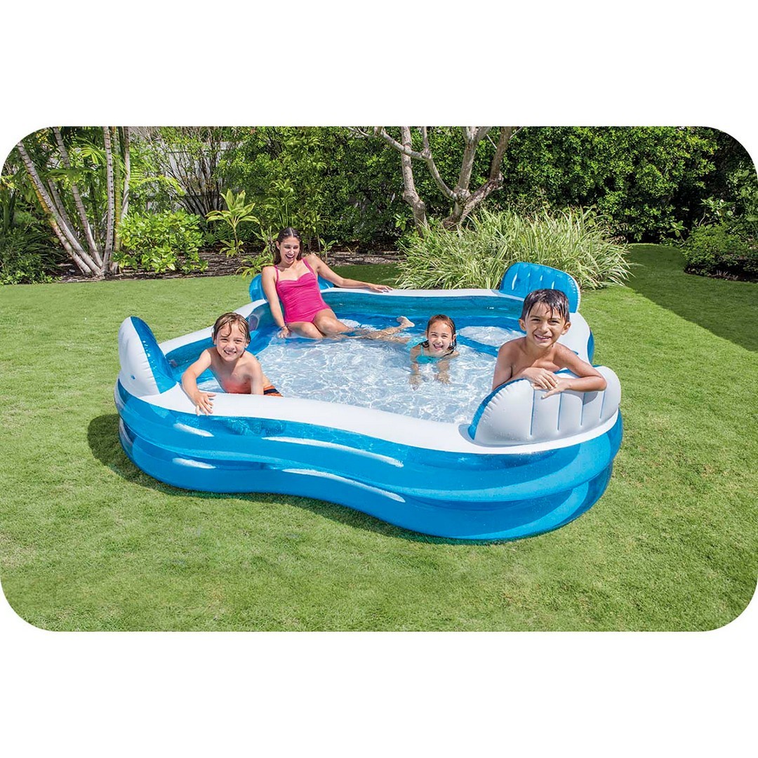 Piepūšamais baseins ar sēdekļiem Intex 229 x 229 x 66 cm 56475 – produkta galerijas skats, 2. pozīcija