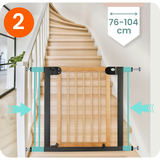 Drošības barjera Nukido 718200, melna – produkta galerijas skats, 6. pozīcija