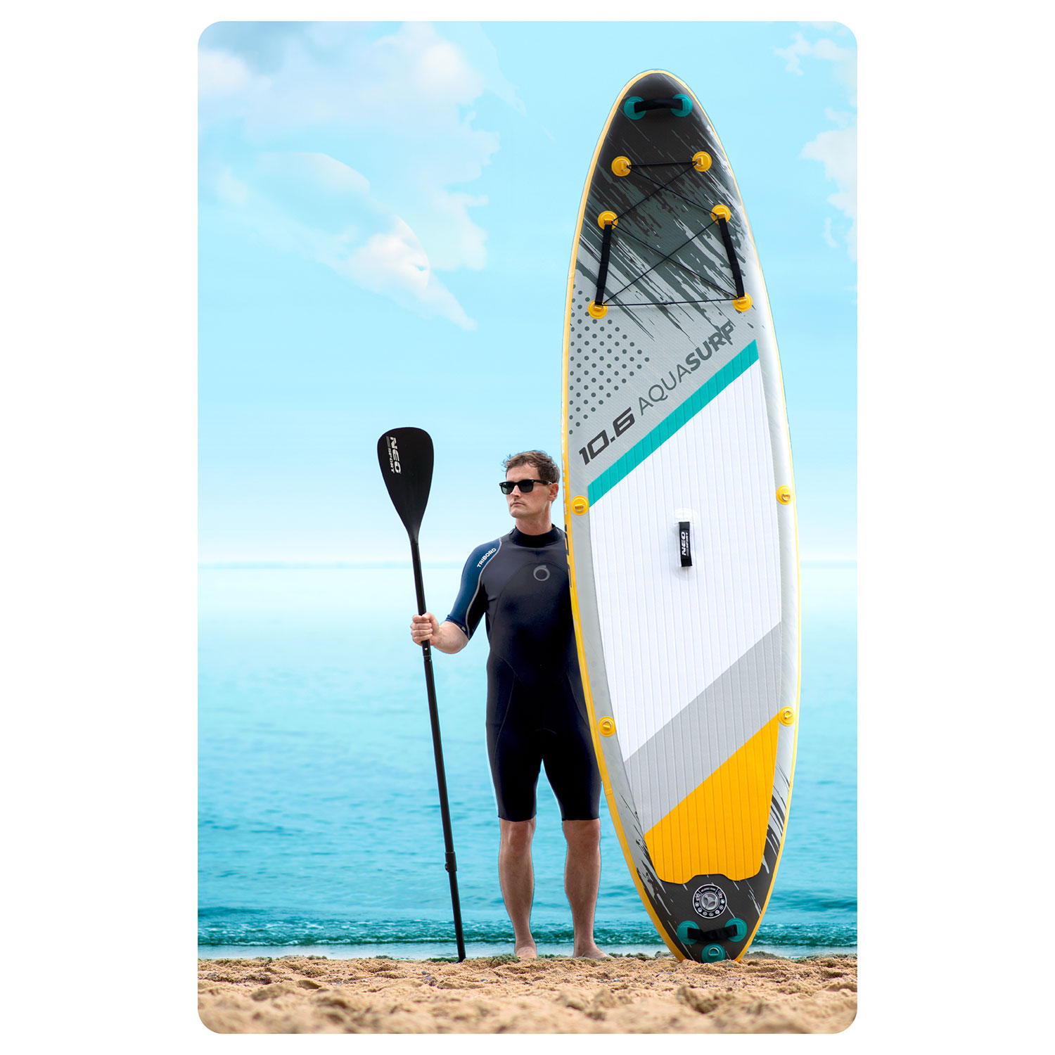 SUP dēlis Aquasurf 320 x 84 x 15 cm Neo-Sport 170205 – produkta galerijas skats, 2. pozīcija
