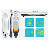 SUP dēlis Aquasurf 320 x 84 x 15 cm Neo-Sport 170211 – produkta galerijas skats, 6. pozīcija