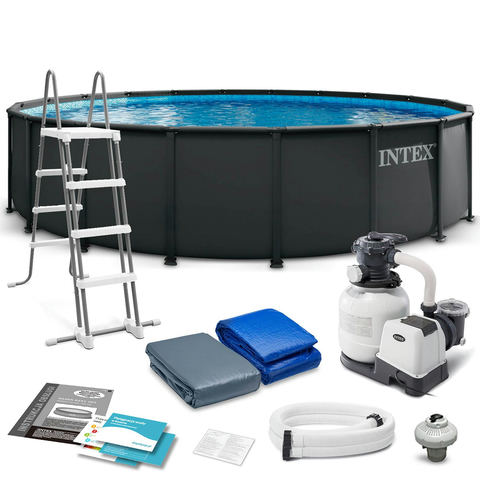 Intex dārza karkasa baseins 610 x 122 cm 11in1 26334ND
