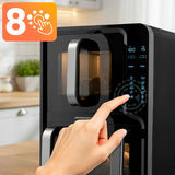 Divkameru vertikālā bez eļļas fritieris Berdsen BD-664, 12 l, 2800 W – produkta galerijas skats, 8. pozīcija