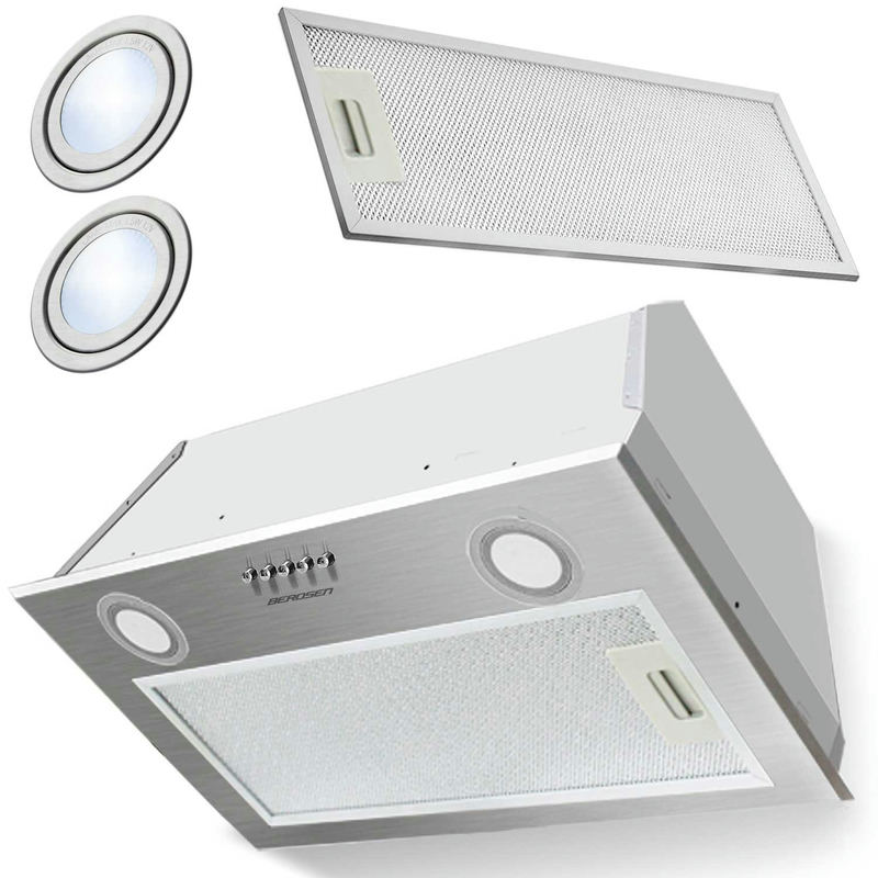 Virtuves tvaika nosūcējs zemskapja 60 cm Inox BE-50 Berdsen – produkta kopskats