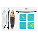 SUP dēlis Aquasurf 320 x 84 x 15 cm Neo-Sport 170212 – produkta galerijas skats, 12. pozīcija