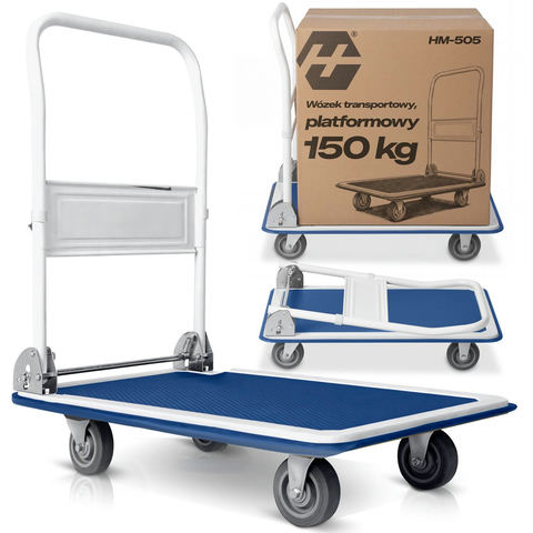 Transporta ratiņi HM-505 balti zili