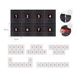 Darba instrumentu panelis Humberg HM-580 128 x 76 cm – produkta galerijas skats, 9. pozīcija