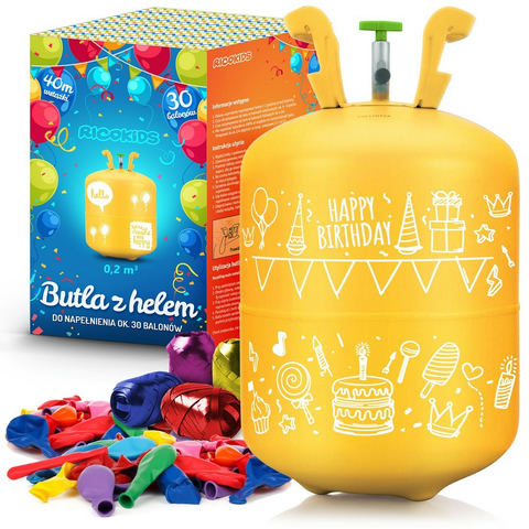 Hēlija balonu komplekts Ricokids 0,20 m3