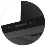 Virtuves tvaika nosūcējs 90 cm melns Berdsen BE-90E – produkta galerijas skats, 4. pozīcija