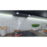 Virtuves tvaika nosūcējs 60 cm BE-50, melns – produkta galerijas skats, 6. pozīcija