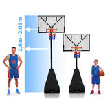 Regulējams basketbola grozs 160–305 cm Neo-Sport NS-284 – produkta galerijas skats, 10. pozīcija