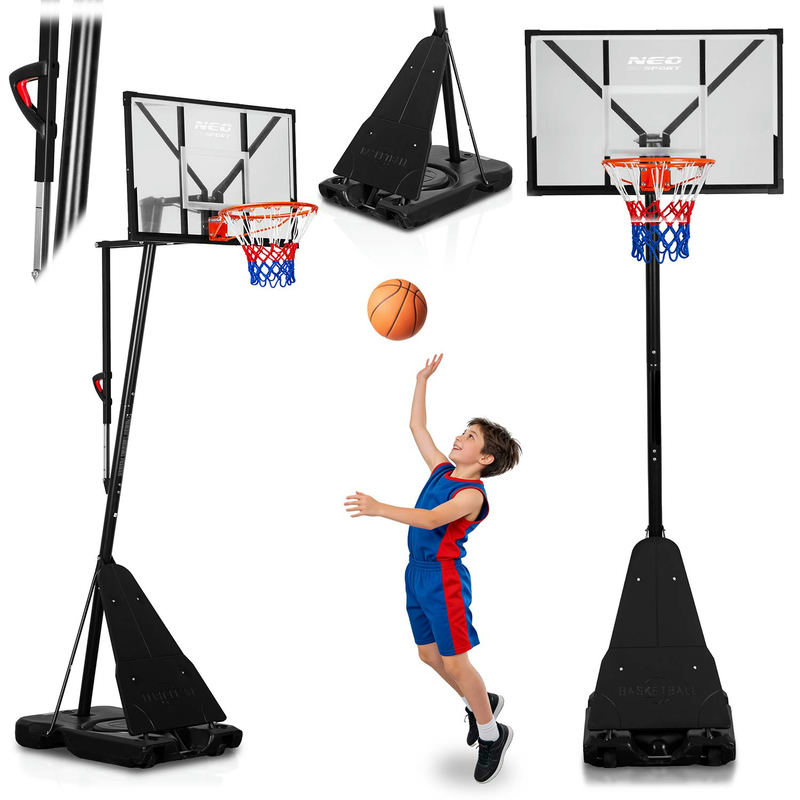 Regulējams basketbola grozs 160–305 cm Neo-Sport NS-284 – produkta kopskats